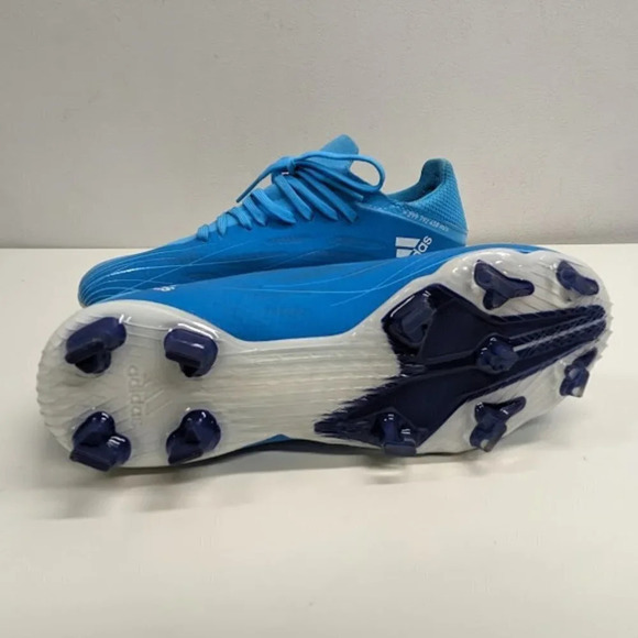NWT adidas X Speedflow.2 FG Cleats GW7476 BLUE/PINK/WHITE Size 5